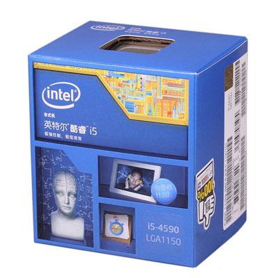 英特尔  Intel  酷睿 i5-4590  22纳米1150 盒装CPU