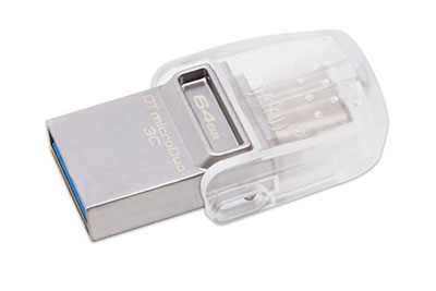 金士顿 DTDUO3C(64GB) USB3.1 U盘